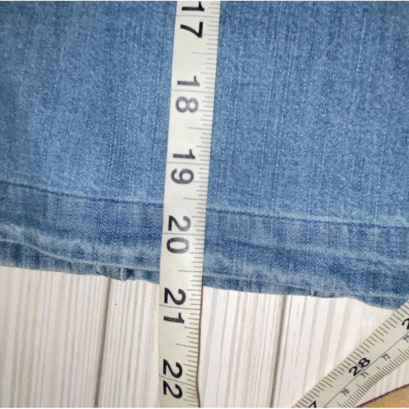 J jill denim sleeveless button up top - Picture 5 of 6